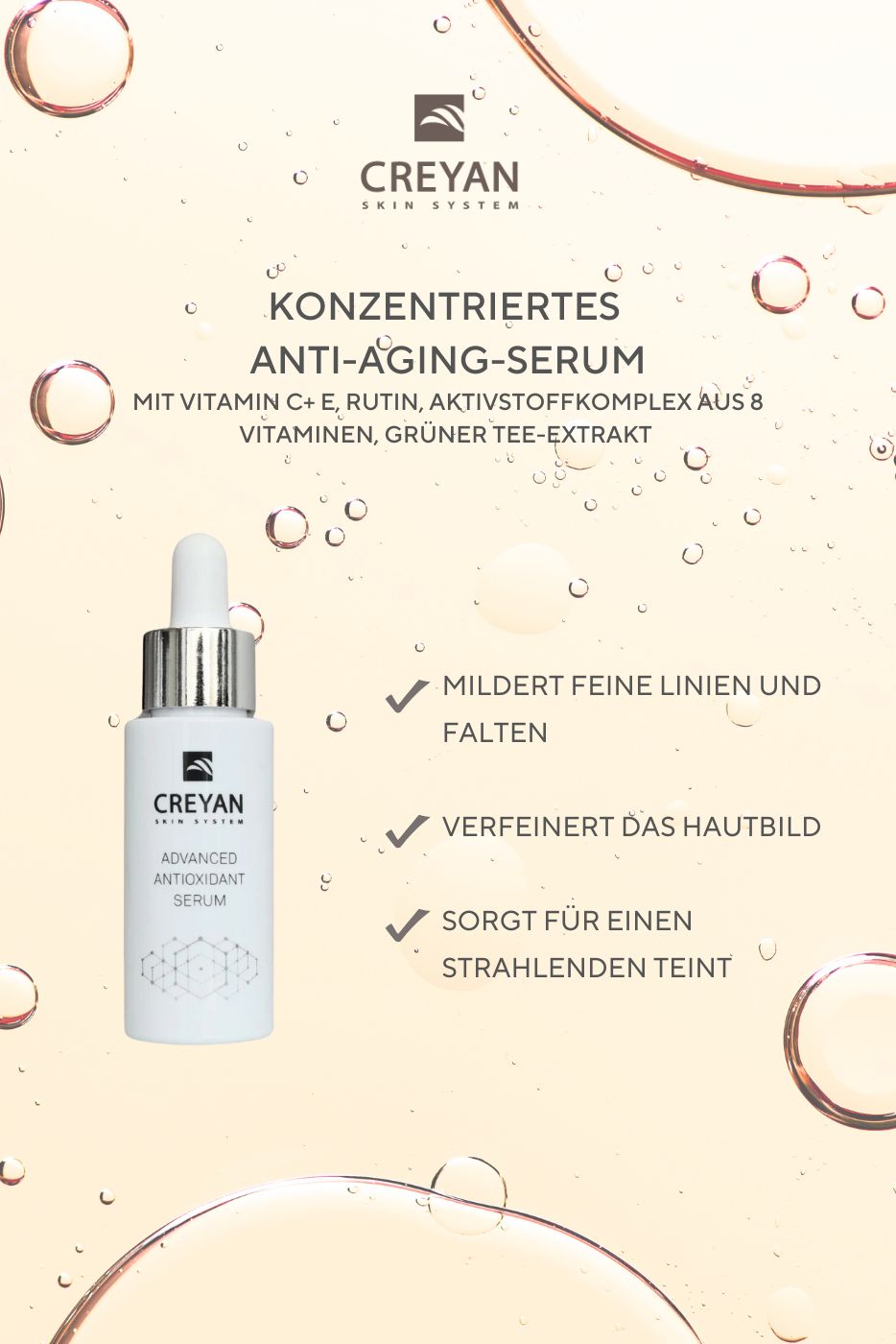Advanced Antioxidant Serum - CREYAN SKIN SYSTEM