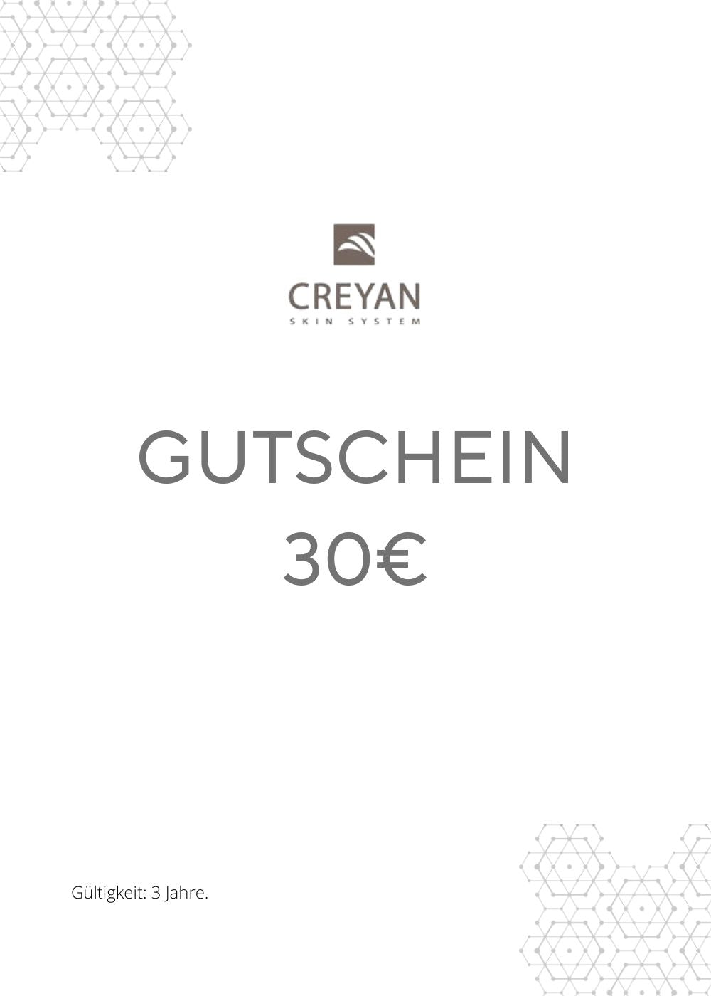 GESCHENKGUTSCHEIN - CREYAN SKIN SYSTEM