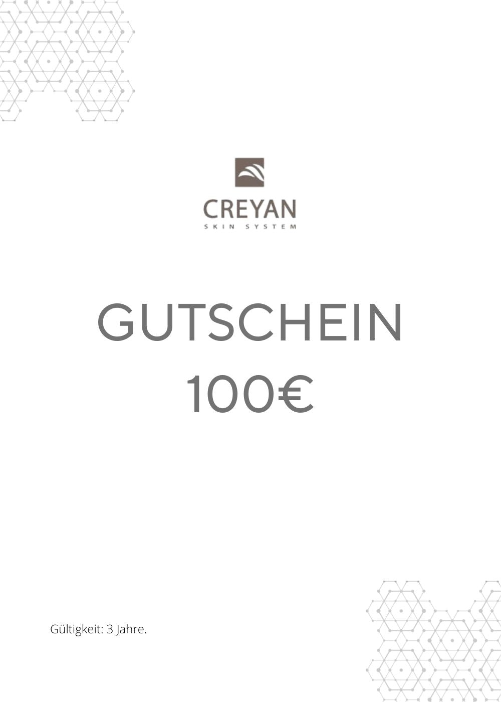 GESCHENKGUTSCHEIN - CREYAN SKIN SYSTEM