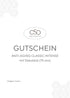 Geschenkgutschein Behandlung - ANTI-AGING CLASSIC INTENSE mit Dekolleté (75 min) CREYAN
